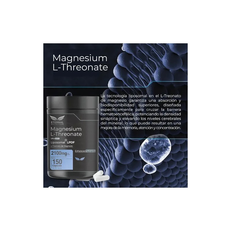 Eternal Nutrition Calming Blend Magnesio Quelado 150 Cápsulas Bisglicinato Citrato