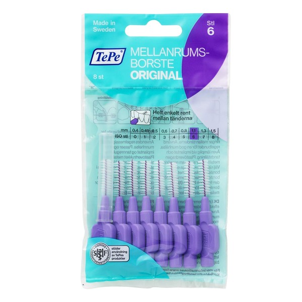 TEPE Interdental Brush 1.1mm Size 6