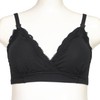 Mamiruna Women's Nursing Bra, Relaxed, Natural Fit Bra, Black