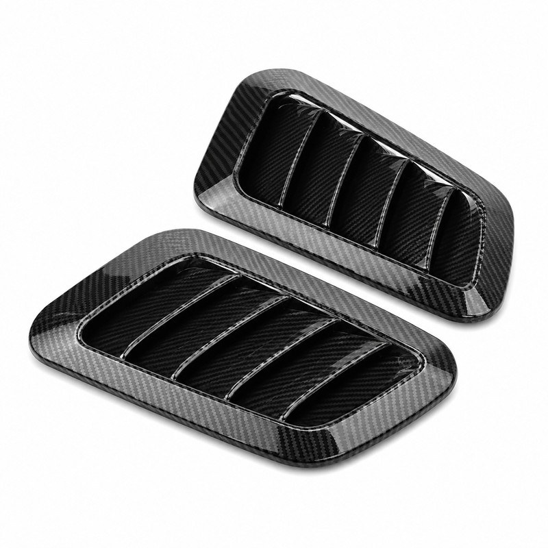 2-Pack Universal Car Hood Vent Stickers for Exterior Decor –