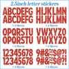 376 Pcs 24 Sheets Large Letter Stickers Glitter Big Font