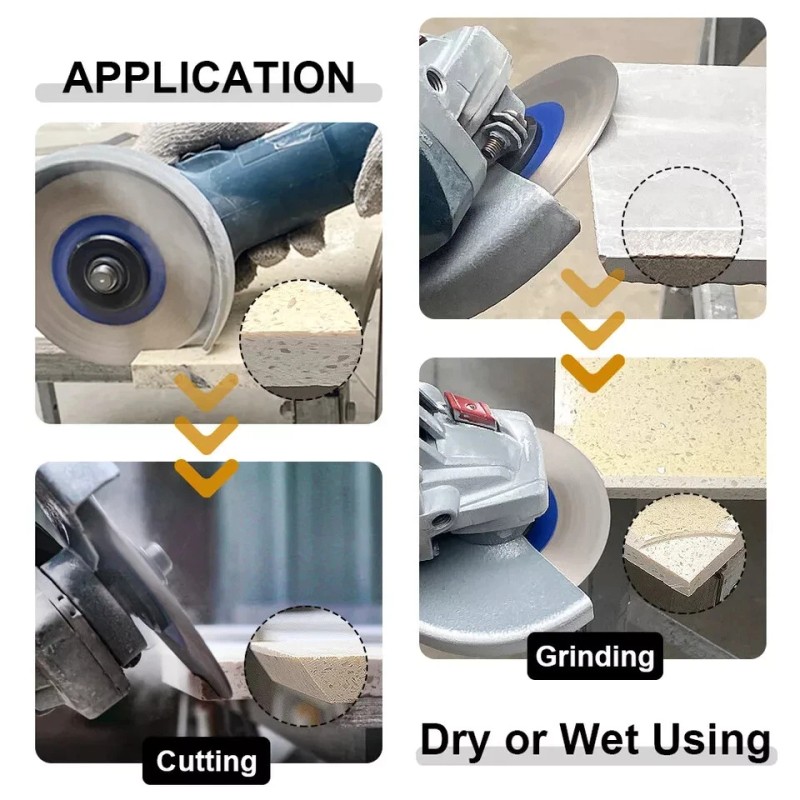 Roxx Tools Wet Polisher diamond double-sided grinding cut disc marble