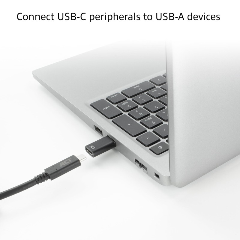 ACT USB to USB C Adapter, Universal USB 3.0-5Gbps, USB