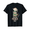 I'm the Fierce Elf Retro Matching Family Christmas Plaid T-Shirt