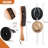 3 Pcs Horsehair Felt Hat Brush Kit Includes Horse Hair