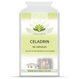 Hellenia Celadrin® 500mg | 90 Capsules | Potent Joint Care Supplement | Vegan Friendly | UK Manufactured