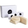 KIT 4 JABON ARTESANAL ARROZ Y CONCHA NACAR EN BARRA