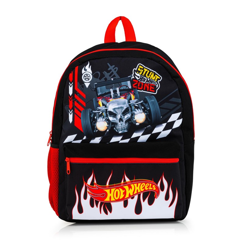 Hot Wheels Kids Backpack 4 Piece School Set Including Lunch