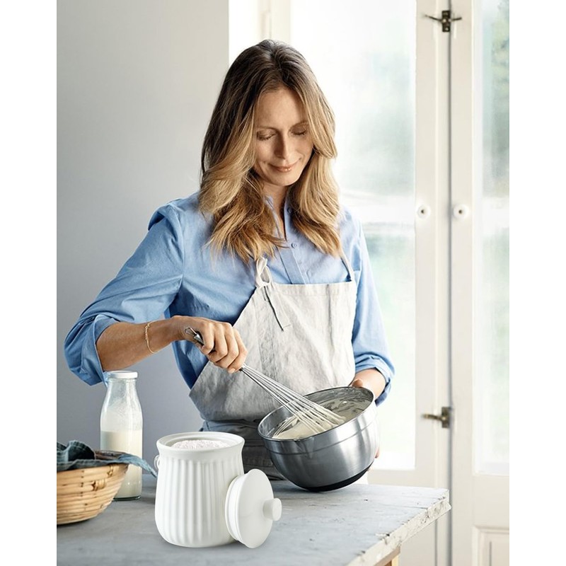 Hasense Kitchen Storage Containers, 35 oz Kitchen Canister with Airtight