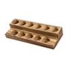 Hellery Wooden Essential Oil Bottle Storage Stand Holder Organizer Desk