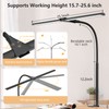 EppieBasic LED Desk lamp,Double Head Architect Desk Lamps for Home