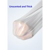 100pcs Small Tear-Free Drawstring Trash Bags 1.1 Mil 4 Gallon