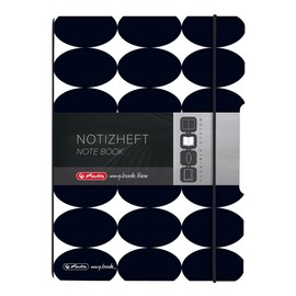 herlitz Flex 50039784 Notebook A5 40 Sheets Dotted with Just Black Motif