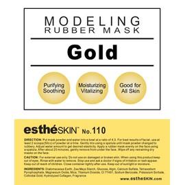 estheSKIN No.110 Gold Modeling Mask Powder for Professional Facial Treatment, 35 Oz. (2 pack)