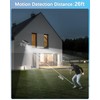 WEILAILIFE Solar Motion Sensor Light Outdoor Wireless Security Floodlight Fake