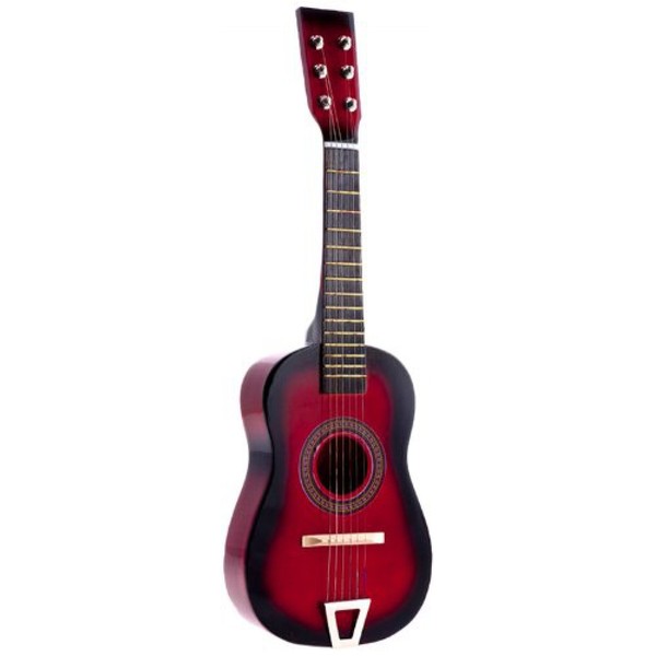 Star 6 String GUITAR, Right Handed, Red (MG50-RD)