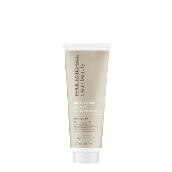 Paul Mitchell Clean Beauty Everyday Conditioner, Ultra-Rich Formula, Improves Elasticity, For All Hair Types, 8.5 fl. oz.