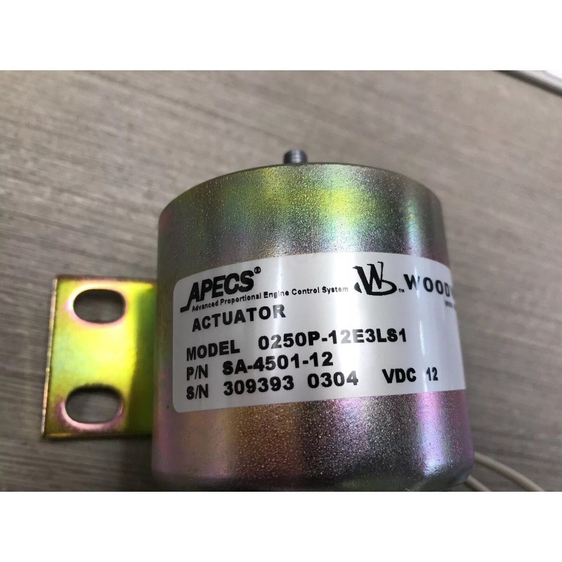 APECS WOODWARD ACTUATOR, 12VDC, PUSH TYPE