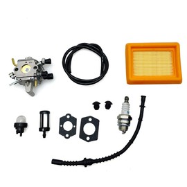 Pyladea Carburetor Carb Assembly 41341200653 Replacement For Stihl Bush Trimmer Weedeater Cutter Parts FS120 FS120R FS200 FS200R FS020 FS202 TS200 FS250 FS250R FS300 FS350