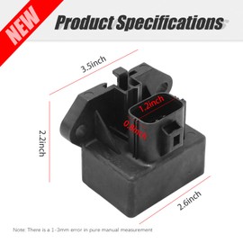 Hoypeyfiy Fuel Pump Relay Module 601-225 Replacement for Ford E150, E250, E350, E450, F150, F250, F350, F450 Escape Expedition Flex Fusion FD1026 8U5Z9345B