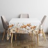 Tablecloth 152 x 213cm Rectangular, Eucalyptus Floral Table Cover for