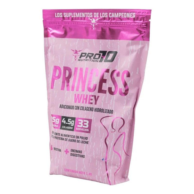 Princess Whey Protein Pro70 Nutrition 1 Kg 33 Servicios