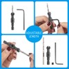 Countersink Drill Bit Set 5Pcs Twist Drill Set Carpentry Reamer