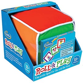 ThinkFun 76479 Roll & Play - The First Game for You and Your Child, A Great Plush Dice with Different Actions for You and Your Child from 18 Months