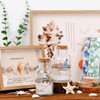 2PCS Coastal & Beach Decor Glass Bottles with Cork &