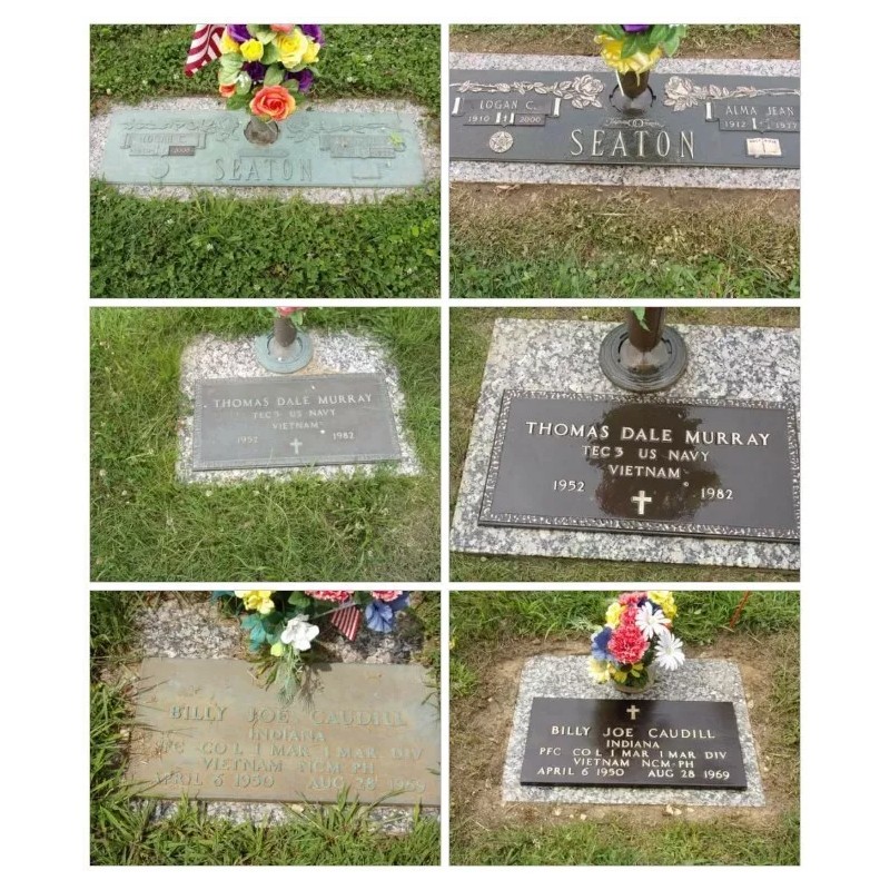 Refinish your Bronze Statues and grave markers protective Clear Bronze