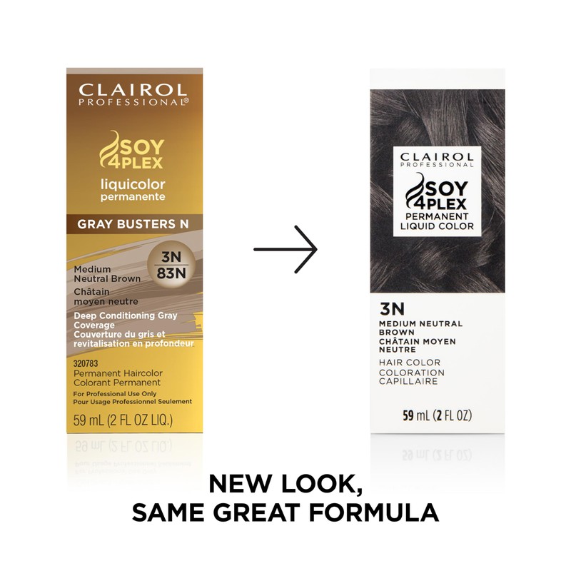 Clairol Professional Permanent Liquicolor, 3n Med Neutral Brown, 2 oz.