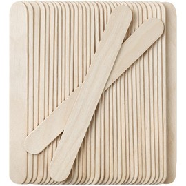 100Pcs Large Wooden Waxing Sticks for Hair Removal - HOOMBOOM Premium Splinter-Free Wooden Sticks for Waxing, Wax Stick for Body Eyebrow and Face Waxing