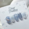 [Handmade Nail Tips] Blue Laburabu Nail Tips - Full Square