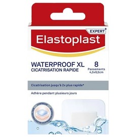 Elastoplast Waterproof XL Rapid Healing 8 Dressings