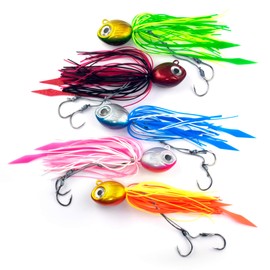 Orurdo qb100192a01n0 Fixed Sea Bream Mule, Set of 5 Colors, 1.4 oz (40 g), For Shore Snapper Fishing (Shoreaba), Caslava, Tylava, Lead Head, A Type