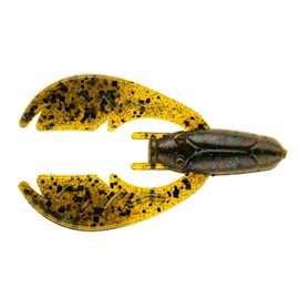 BAITFUEL PACA Chunk Creature Bait Infused with Supercharged X55 Formula Gel| 3-Inch, Green Pumpkin Blue