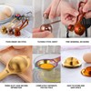 DOCBLACK Stainless Steel Egg Cracker Topper Set with Egg Separator