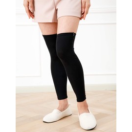 BSFINE BA0112 BS Fine Long Leg Warmers, For Chills and Fatigue of Your Feet, Women's, Men's, Made in Japan, Black