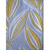 Threshold, Leaf Window Panel, Yellow/Gray, 54"W x 84"L