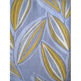 Threshold, Leaf Window Panel, Yellow/Gray, 54"W x 84"L