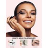 ENSHORE Russian Strip Lashes D Curl Fluffy Eyelashes Faux Mink