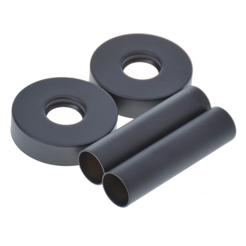 Aqbau® Cover rosettes for radiators with protective tube, pipe collar,