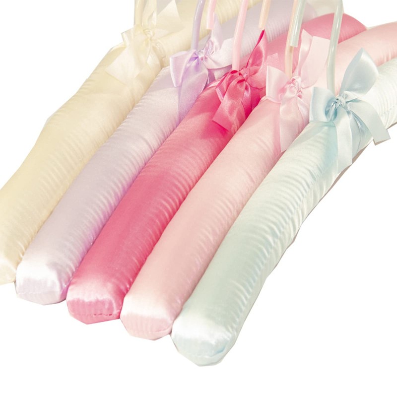 Fazanwey Padded Hangers for Clothes Satin Hangers Clothes Hangers Padded