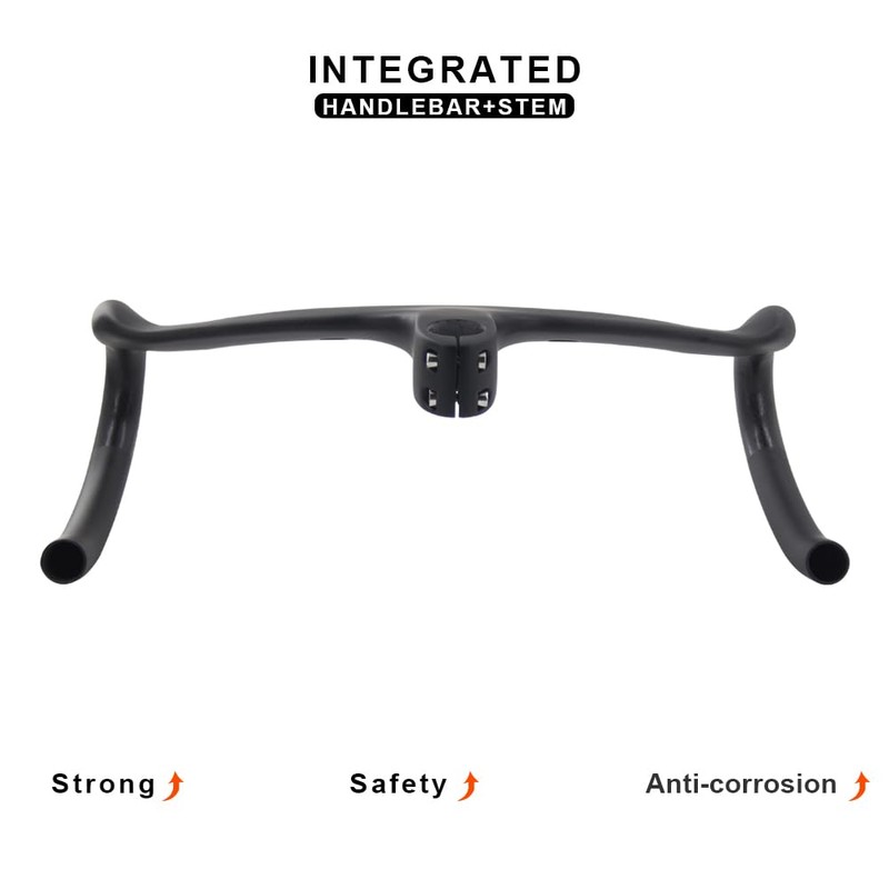 Alfa Pasca Carbon fiber integrated Road Bike Handlebar 28.6mm and