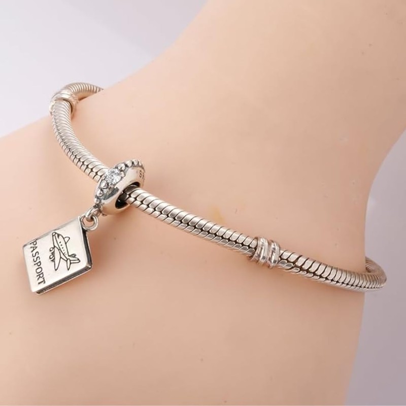 'Pandora's Travel Passport Dangle Charm
