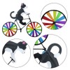 Windmill Garden Decoration Windmill Rotating Cat Dog Bicycle Design Rainbow