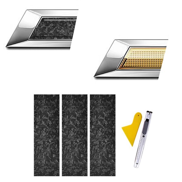 LANZMYAN LANZMYAN Compatible with Bowtie Logo Wrap Stickers Cut-Your-Own Emblem