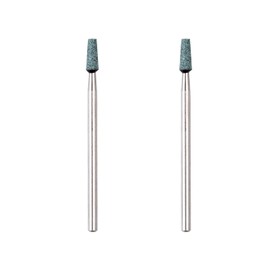 PROXXON No. 26272 Whetstone with Shaft [Trapezoid Type 0.12 inch (3.1 mm) Shaft Diameter 0.09 inch (2.35 mm) GC Whetstone #150]