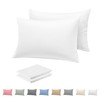 Rohi Microfibre White Pillowcases 2 Pack – Ultra Soft &