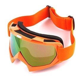 Motocross MX BMX ATV Dirt Bike Ski Snowboard MX Snow Goggles, Arrow Orange